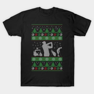 Golf Ugly Christmas T-Shirt